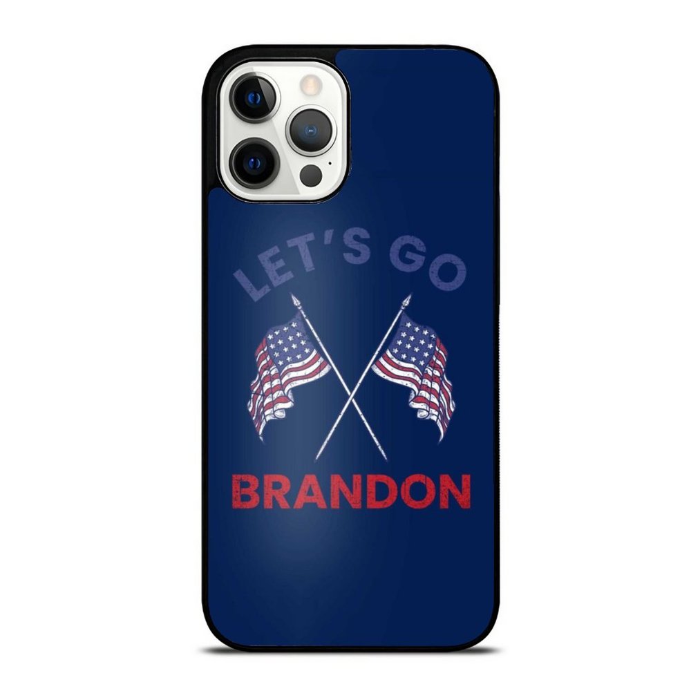 Let_s Go Brandon - American Flag Republican Pro-Trump iPhone Case